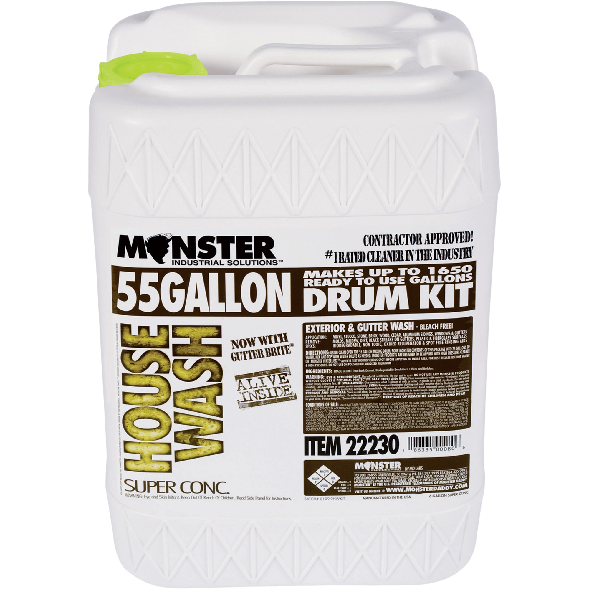 Monster House Wash Super Concentrate Kit — 6-Gallon by Monster Labs